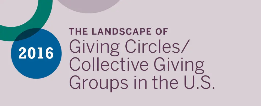 The Landscape of Giving Circles/Collective Giving Groups in the U.S.