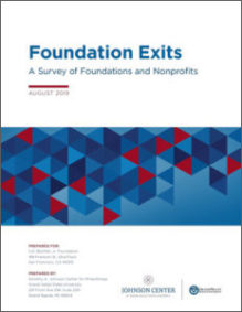 Front cover of the Foundation Exits report