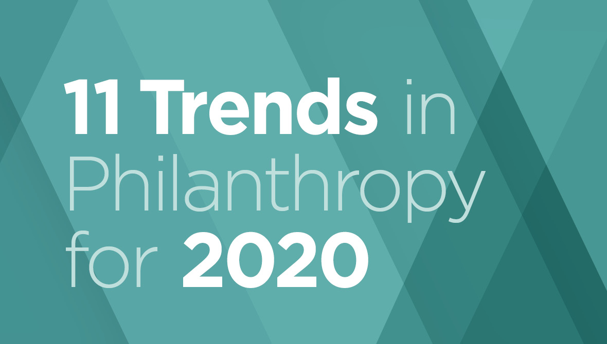 Report // 11 Trends in Philanthropy for 2020
