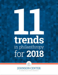 Cover Thumbnail: 11 Trends in Philanthropy for 2018