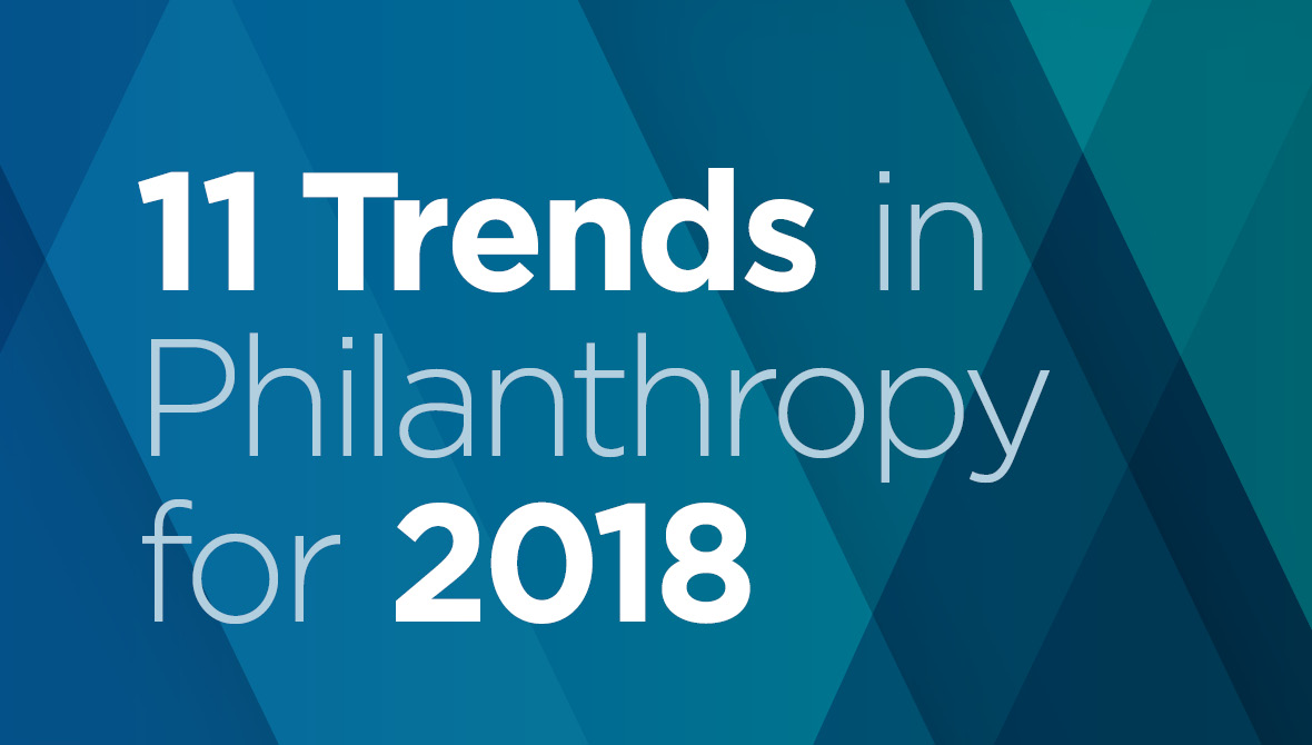Report // 11 Trends in Philanthropy for 2018