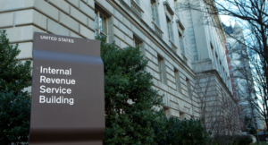 Photo of the exterior of the Federal Internal Revenue Service building