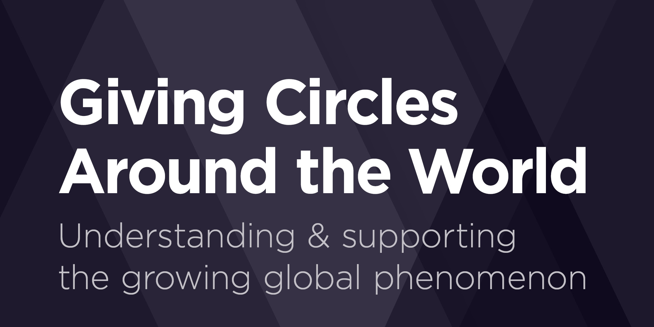 Webinar // Giving Circles Around the World