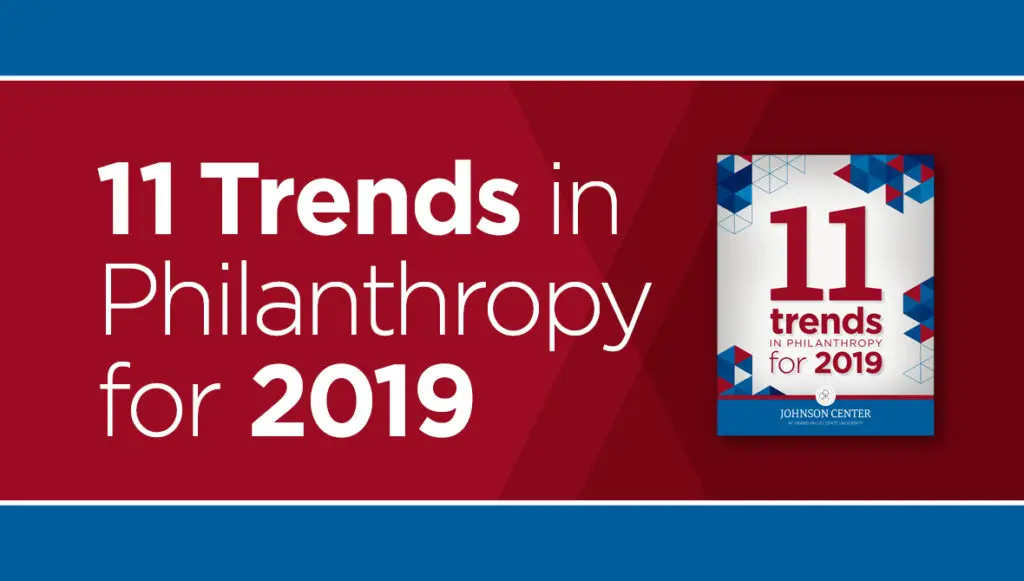 11 Trends in Philanthropy for 2019
