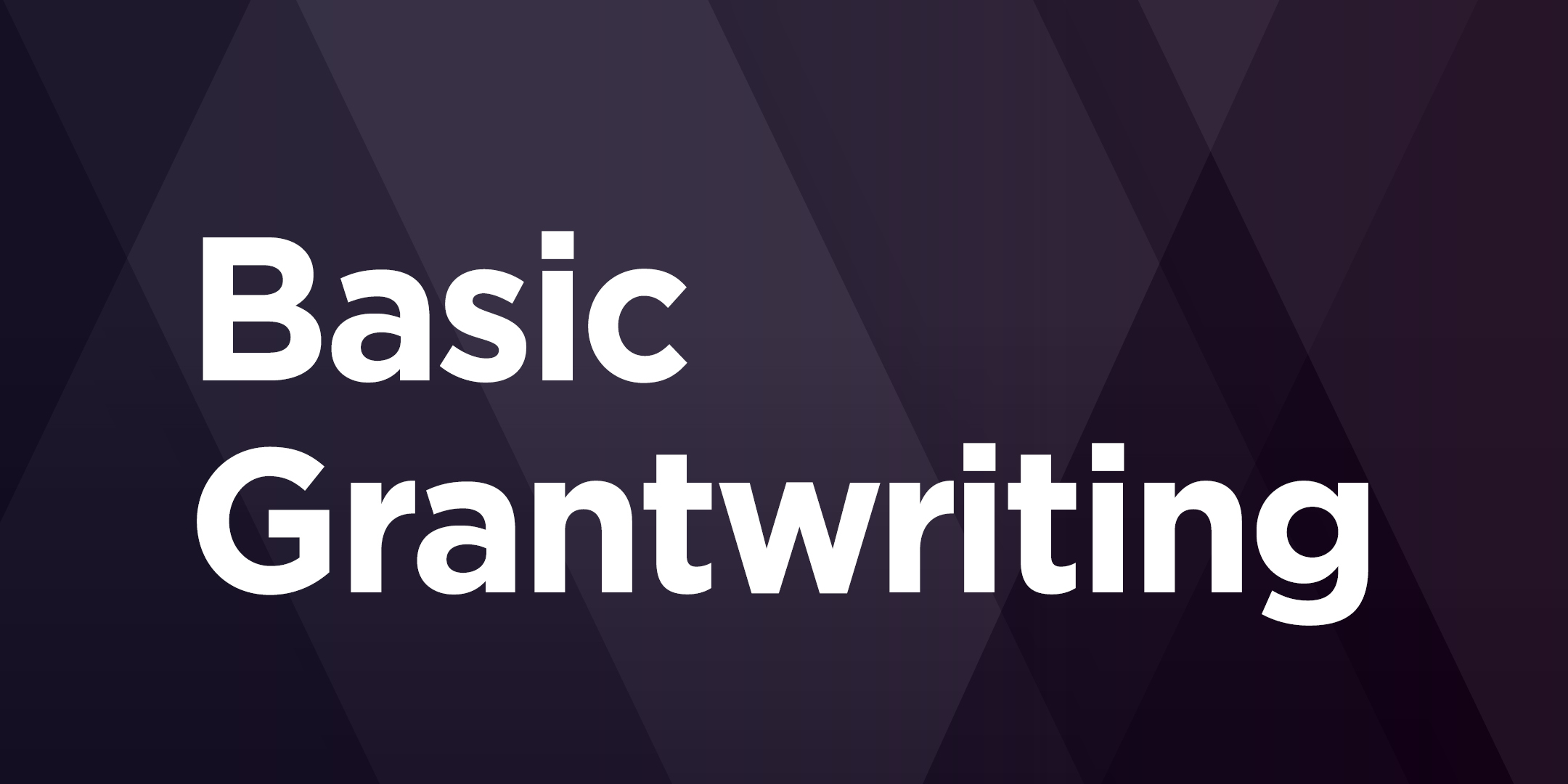 Basic Grantwriting