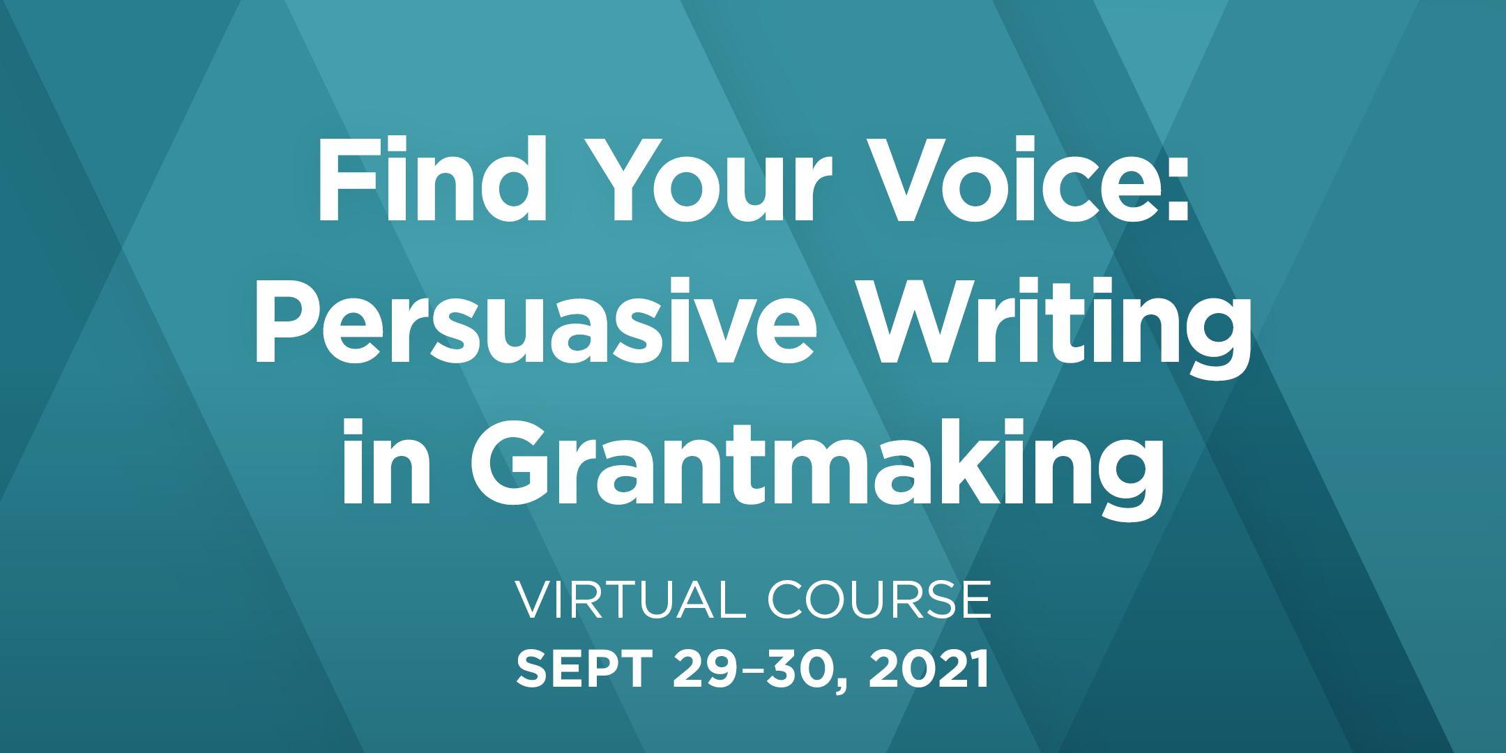 Persuasive Writing in Grantmaking