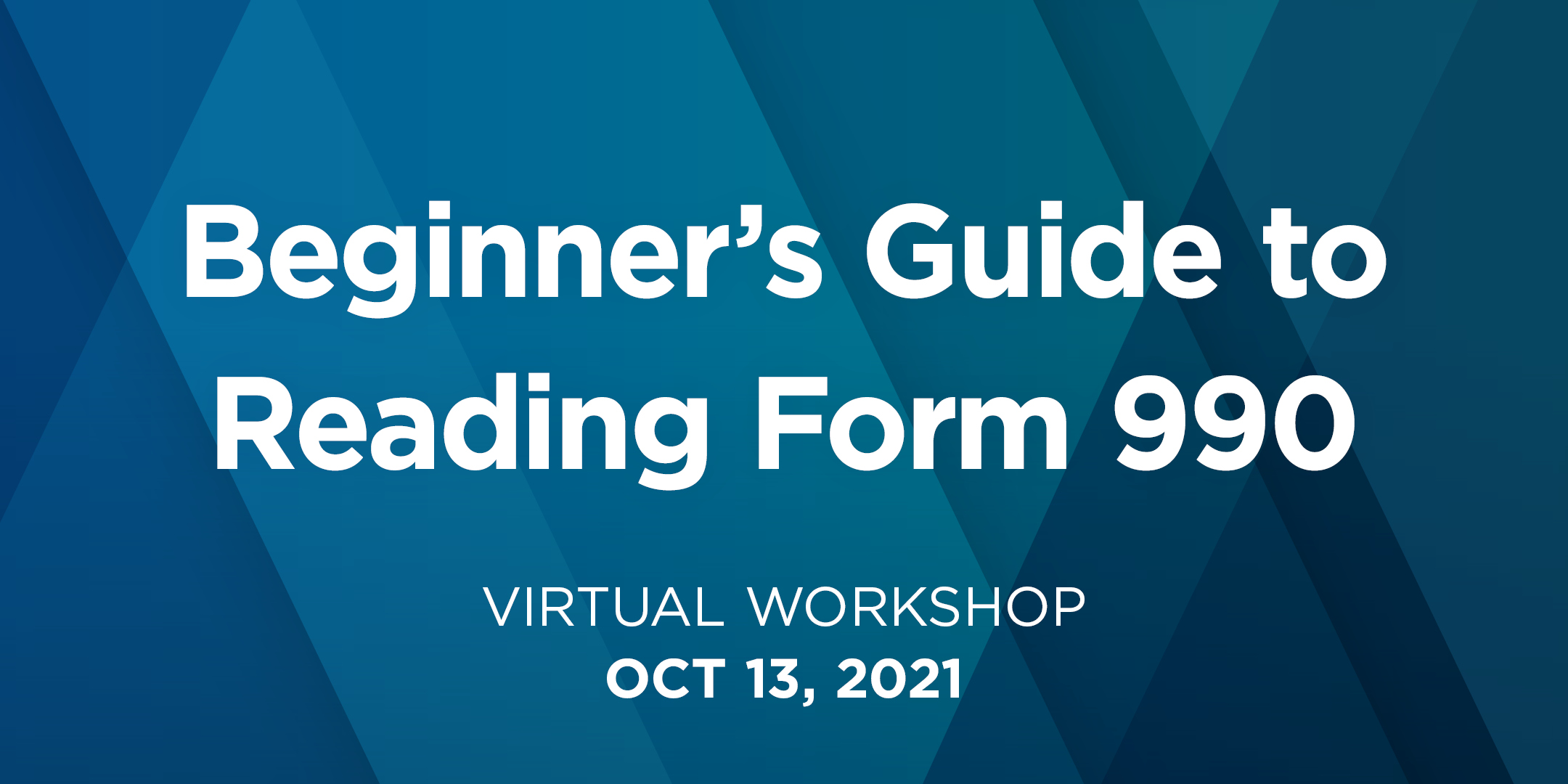 Beginner's Guide to Reading Form 990