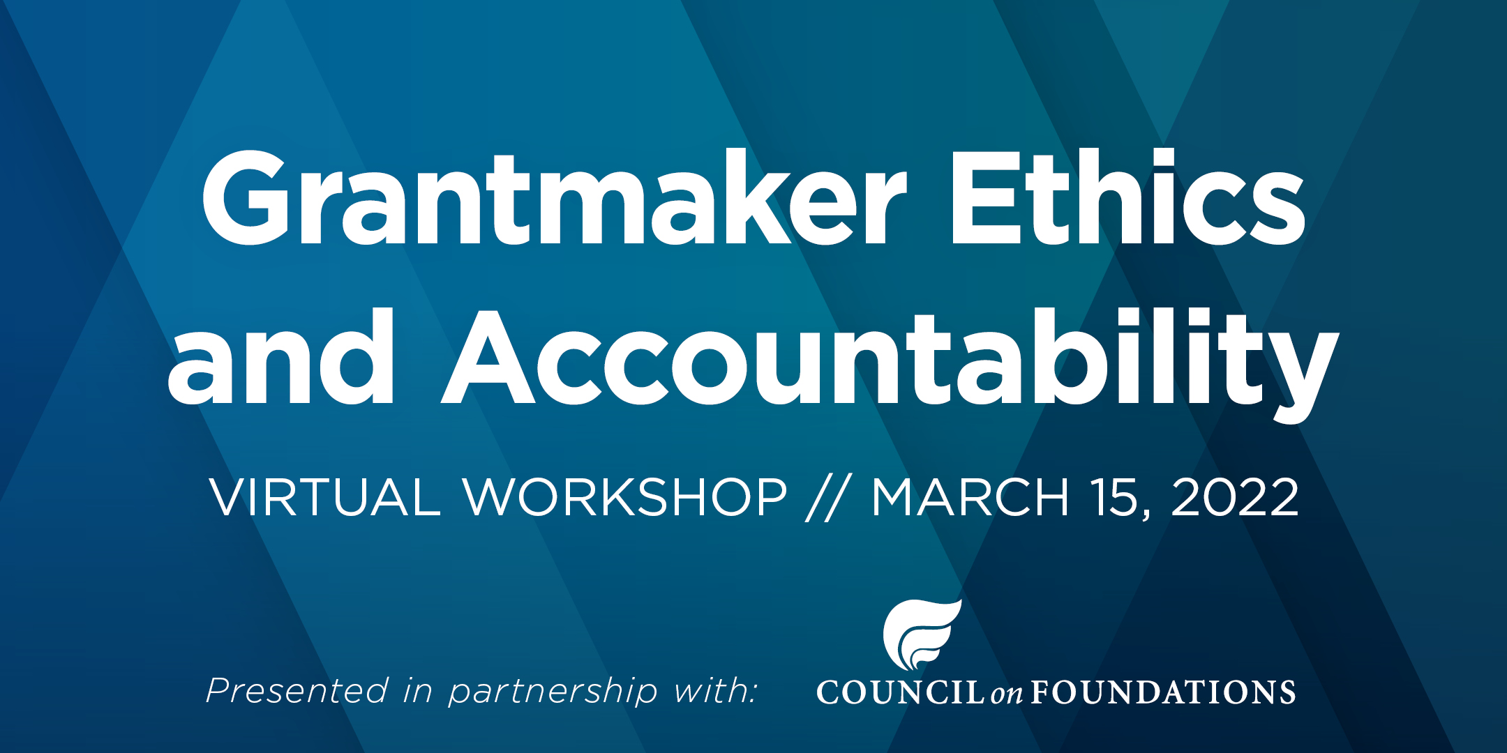 Grantmaker Ethics and Accountability