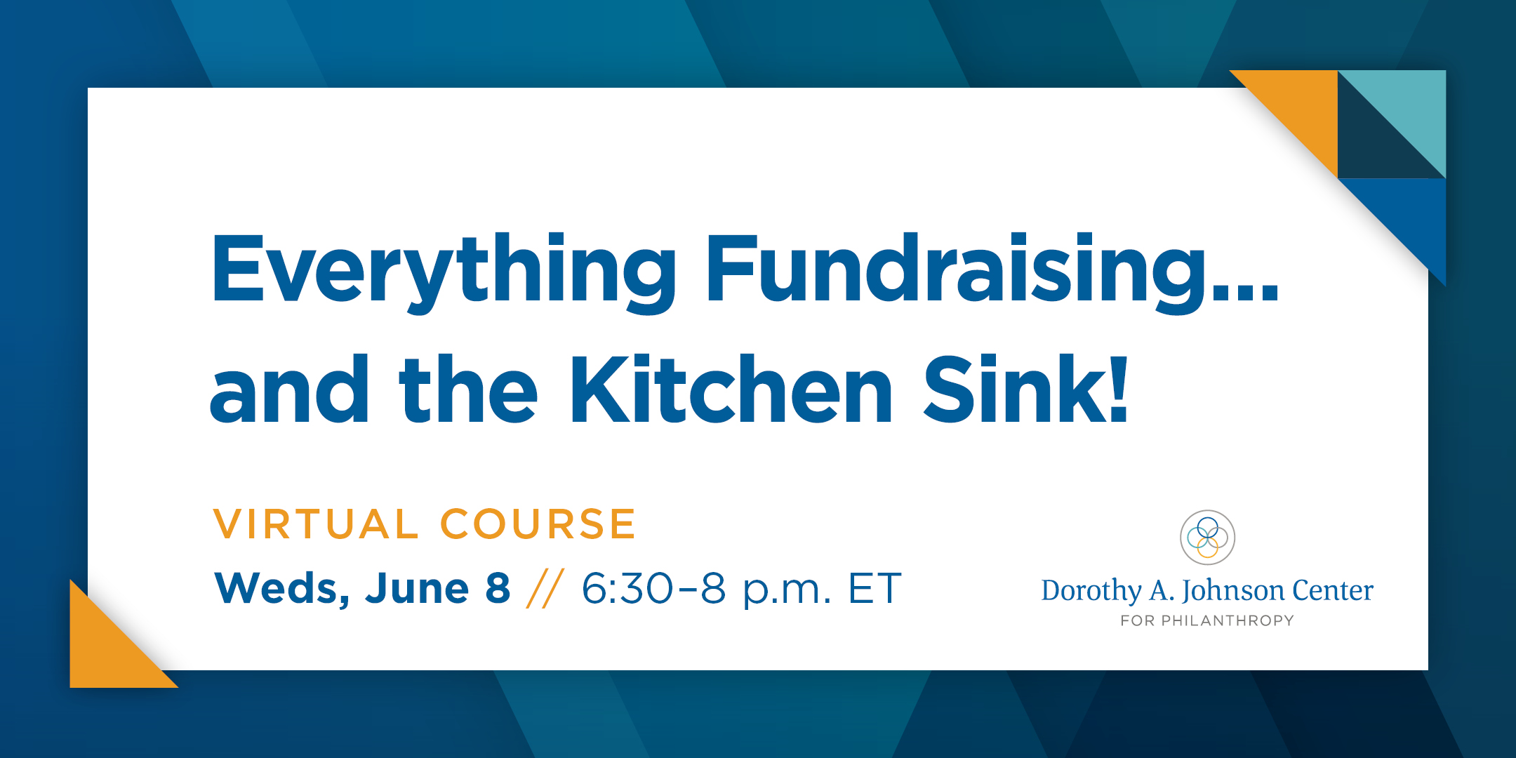 Everything Fundraising... and the Kitchen Sink!