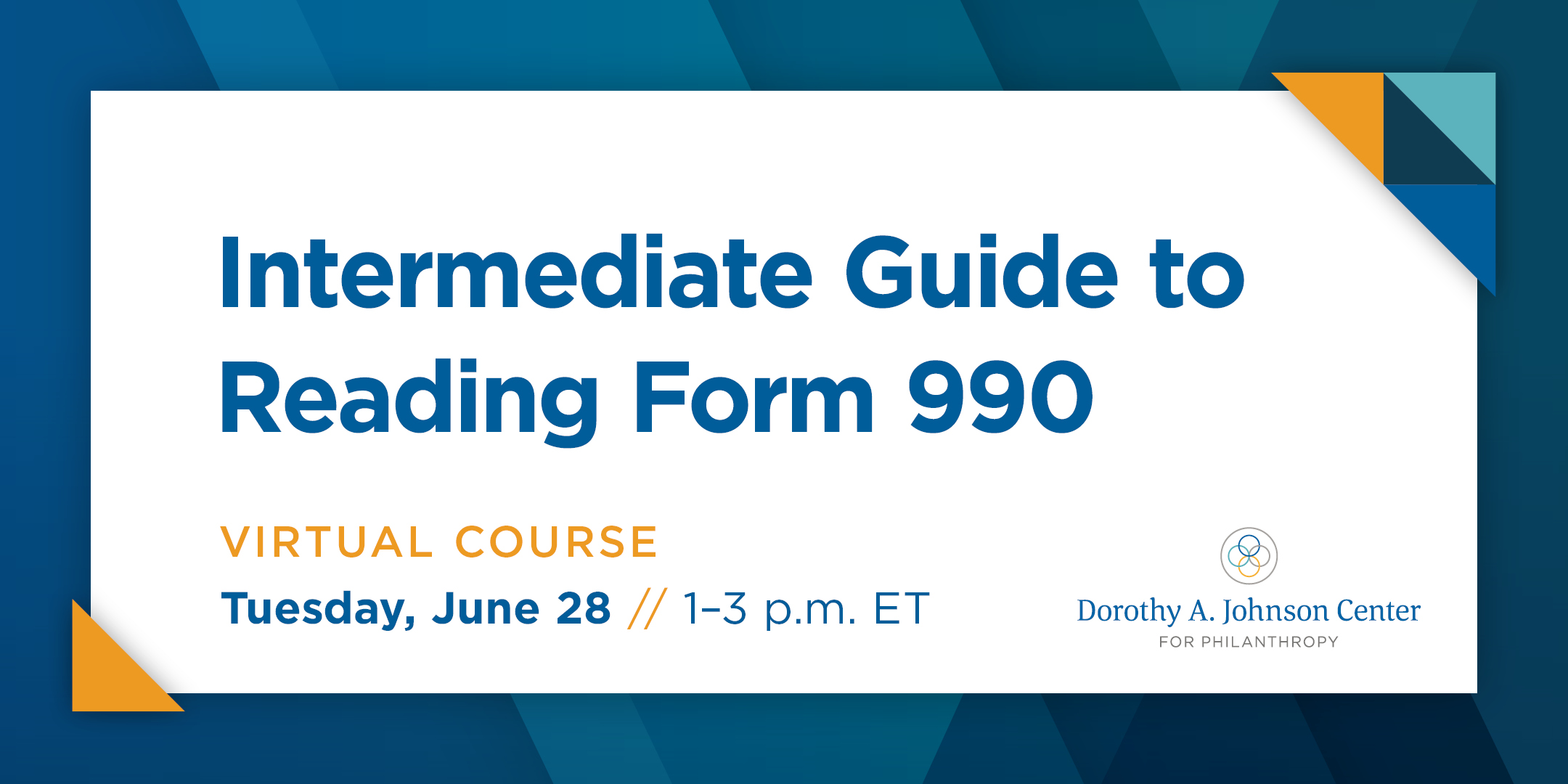 Intermediate Guide to Reading Form 990