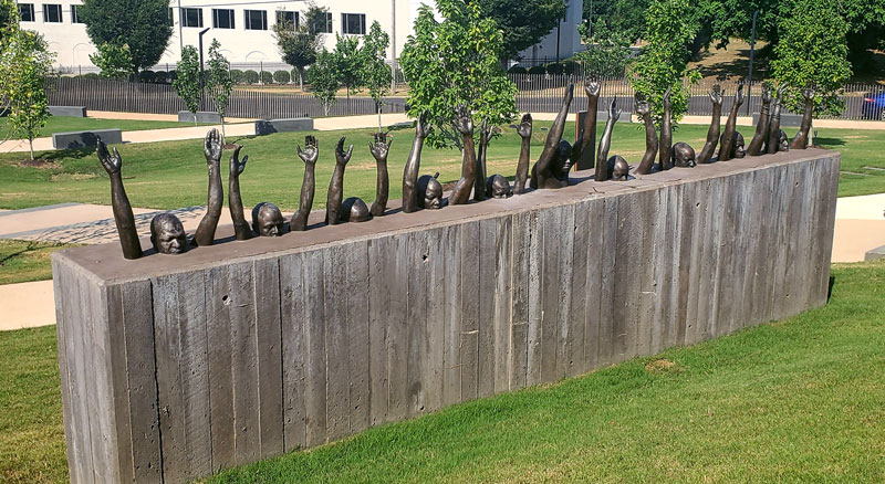 Photo: National Memorial for Peace and Justice (the Memorial) in Montgomery, Alabama