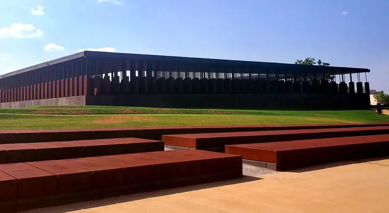Photo: National Memorial for Peace and Justice (the Memorial) in Montgomery, Alabama