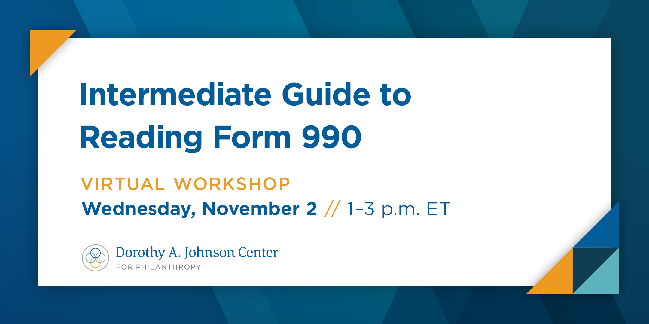 Intermediate Guide to Reading Form 990