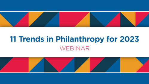 Webinar: 11 Trends in Philanthropy for 2023