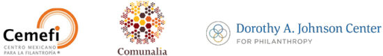 Logos: Cemefi, Comunalia, and the Dorothy A. Johnson Center for Philanthropy