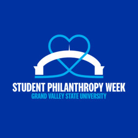 Student Philanthropy Week at Grand Valley State University (logo)