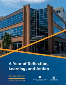 Front cover of the 2023-2024 annual report