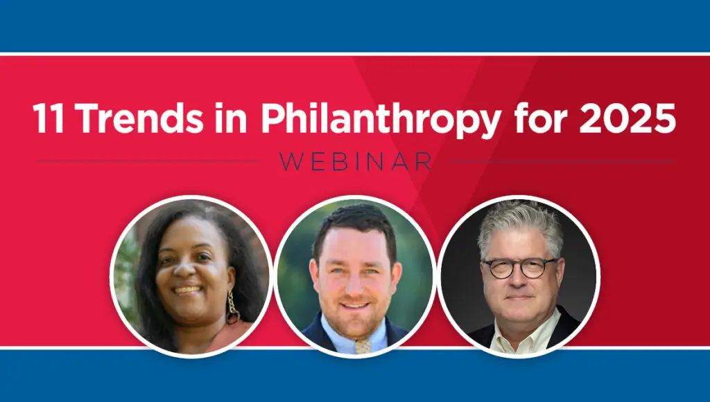11 Trends in Philanthropy for 2025 (Webinar)