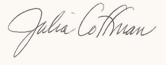 Signature of Julia Coffman in light black ink