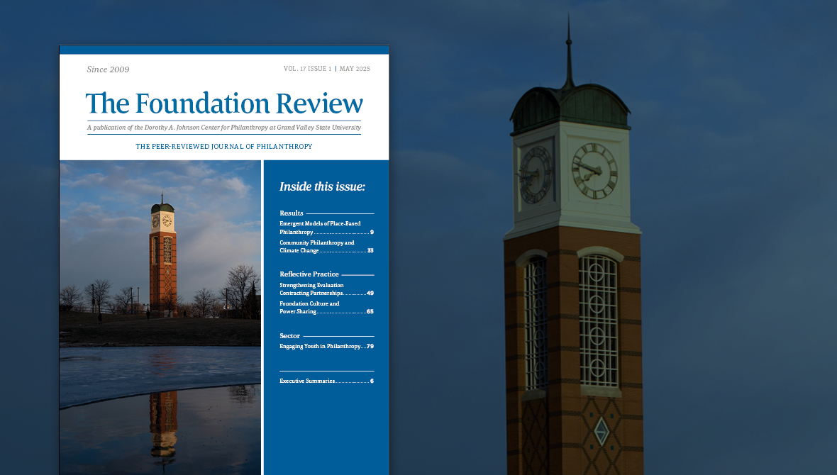 Inside The Foundation Review, Volume 17, Issue 1