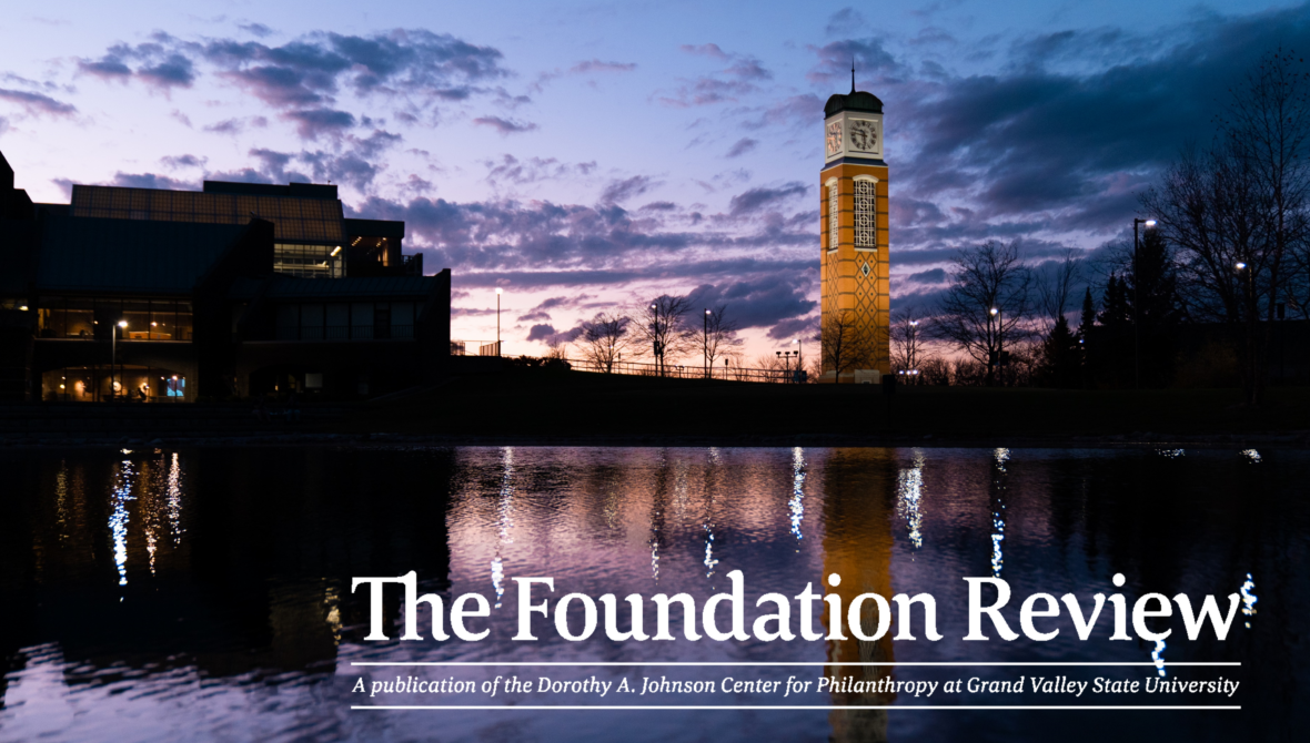 Inside The Foundation Review, Volume 17, Issue 1