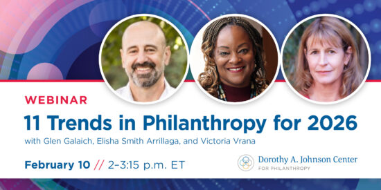 Webinar: 11 Trends in Philanthropy for 2026