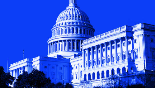 Highly stylized photo of the U.S. Capitol Building in Washington, D.C.