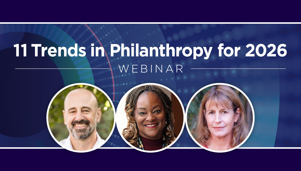 Webinar // 11 Trends in Philanthropy for 2026