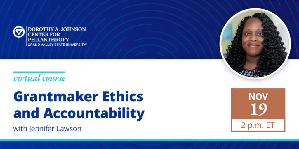 Grantmaker Ethics and Accountability