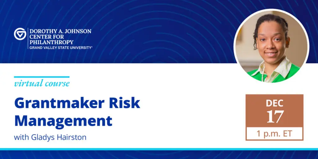 Grantmaker Risk Management